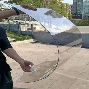 Plaques pour Toiture en Polycarbonate,Feuille de Plastique Transparente L&eacute;g&egrave;re,Panneau Durable PC,Porte D'entr&eacute;e Auven,Anti-UV,pour Toits,Garage,Marquise,Serre et Enclos (1.56x8m) (hong hong ri yong pin, neuf)