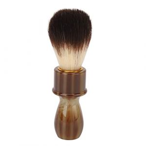 Blaireau de rasage pour hommes, blaireau portable, blaireau professionnel &agrave; cheveux doux, ergonomique, r&eacute;sine, s&eacute;chage rapide, avec poign&eacute;e, pour le toilettage du visage, le (Zippowolf, neuf)