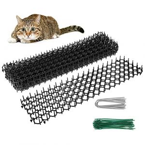 Lot de 6 Tapis Anti Chat avec Pointes, 49*14 cm Pic Anti Chat Repousse Tapis Répulsif Chat Puissant Chat Exterieur Tapis Anti Chien avec Epine, Tapis Dissuasif pour Chat Barriere Anti Chat Exterieur (xiangbaoshang, neuf)