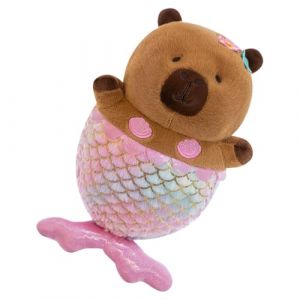YNPQTDS Peluche Capybara en Peluche, Oreiller en Peluche Capybara - Oreiller en Peluche Sirène Capybara,Peluche Capybara en Peluche pour garçons, Filles, et Adultes (yannf, neuf)