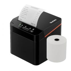 Geon SUNMI Cloud Printer - Imprimante Ticket de Caisse 80mm - Papier Thermique 80 mm - Imprimante Thermique sans Encre - Coupe Automatique - USB RJ11 WiFi Bluetooth - Vitesse 250 mm/s - ESC/POS (La Maison du TPV, neuf)