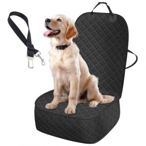 Housse de si&egrave;ge avant pour chiens, housse de si&egrave;ge imperm&eacute;able pour chien avec rabats lat&eacute;raux, protection de si&egrave;ge de voiture anti-rayures avec poche, housse de si&egrave;ge avant antid&eacute;rapante avec (Xindali Trading Co.Ld, neuf)