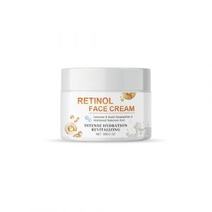 Cr&egrave;me Anti Rides Visage R&eacute;tinol,Cr&egrave;me au r&eacute;tinol,Cr&egrave;me Au R&eacute;tinol Pour Le Visage,Anti-&acirc;ge Naturel Anti-rides,pour Homme et Femme, &eacute;claircissante et Repulpante (Monniiva, neuf)