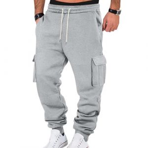 Pantalon Tactique Homme Travail Cargo Grande Taille Pantalon Randonn&eacute;e Homme Chino Multipoches Habill&eacute; Surv&ecirc;tement Baggy Imperm&eacute;able Militaire Pants Chantier Extensible Sportswear Light Gray L (uxxnjfg, neuf)