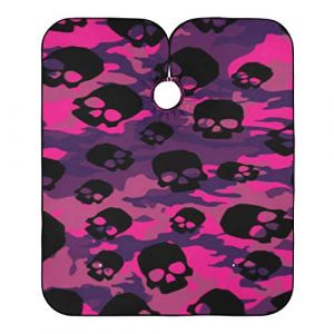 Motif Camouflage T&ecirc;te De Mort &Agrave; La Mode Robe De Coiffure Anti-Taches Blouse Coiffeur Accessoires Cape De Cheveux Pour Instituts De Beaut&eacute; Barber Salon 140X168Cm (guangzhouhongchenmaoyishanghanggerenduzi, neuf)