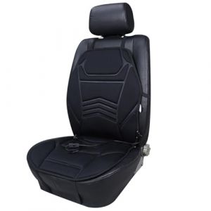 Housse de siège de voiture chauffante 12 V, coussin siège voiture stéréoscopique 3D avec crochets fixes et fond antidérapant, protection universelle contre la surchauffe, coussin chauffant pour (YANGXIAOHUA, neuf)