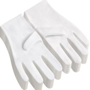 Lot de 12 paires de gants en coton blanc pour l'eczéma et les mains sèches – Gants de travail respirants – Gants de spa hydratants – Gants d'inspection de bijoux doux – Gants extensibles en coton pour (MingWuU, neuf)