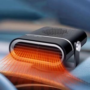Chauffage Portable pour Voiture 12 V D&eacute;givreur de Chauffage de Voiture 2 in 1 Chauffage/Refroidissement avec Base Rotative &agrave; 360&deg; pour D&eacute;sembuage et D&eacute;givrage de Pare-Brise de Voiture (Couleur 3) (zhiyinhouse, neuf)