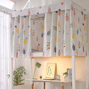 IBLUELOVER Rideau pour Lit Superpos&eacute;s Rideau Ombrage Occultant Mezzanine Dortoir Tente de Lit Couvre-Lits Baldaquin Moustiques Cabane Ciel de Lits Tentation Couchette &Eacute;tudiants Coll&egrave;ges Draperies (IBlueloveruk, neuf)
