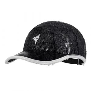 PivotWing Casquette Homme Femme Impermeable Anti UV Upf50+ Casquettes de Baseball Pliable Réfléchissant Grande Taille, Chapeau Soleil Protection Pluie, pour Running Golf Randonnée Pêche, Noir 58 (PivotWing Direct, neuf)