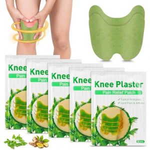 Mineup 60PCS Patch Anti Douleur Genou, Knee Pain Relief Patch, Patch de soulagement de la Douleur au Genou, Patch Genoux Anti Douleur pour Douleurs au Cou Nuque Epaules Articulations Courbatures (HUAYI -EU, neuf)