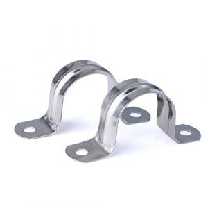 newlng 10MM 304 Acier Inoxydable U-Tube Pince Anneau De Connexion Tuyau Pince Carte serrage en forme de U Selle Carte Tuyau Attache 20 PCS (newlnguk, neuf)