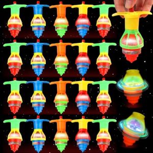 Rakuker Toupie Lumineuse, 20 Pièces Toupie Enfant, Gyroscope Lumineux, Cotillons Petit Cadeau Anniversaire Enfants Invites, LED Clignotant Fête Jouet Fournitures de Fête Cadeaux d'anniversaire (FUNRPETA S.R.L., neuf)