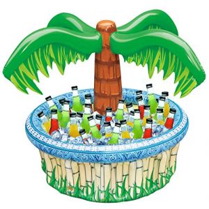 JOYIN Rafraîchisseur de Palmier Gonflable de 71 cm, décoration de fête sur Le thème de la Plage, Fournitures de fête pour la Piscine, la fête Luau et la fête hawaïenne (Joyin Direct, neuf)
