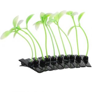 ERINGOGO Lot De 10 Pinces &agrave; Cheveux De Pousse De Soja, Clips Originaux En M&eacute;tal Et Pe, Accessoires Pour Filles, Usage Quotidien, F&ecirc;tes Et &Eacute;cole (MINGEAR, neuf)