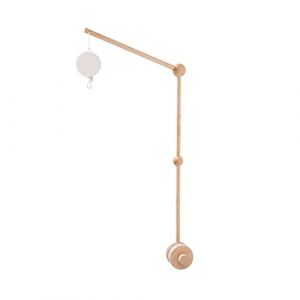 Surakey Support Mobile B&eacute;b&eacute; Bois Baby Mobile Support Suspension Bo&icirc;te &agrave; Musique Support de Lit d'enfant Stable Et Flexible Bras Mobile Bebe pour Table &agrave; Langer, Parc Ou Lit de B&eacute;b&eacute;, Type 2 (Surakey, neuf)