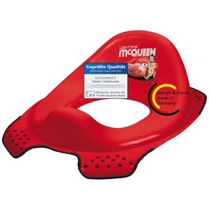 KiNDERWELT Siège de toilette de qualité supérieure pour enfants et bébés, motif Disney Cars rouge, pot pour les tout-petits à partir de 18 mois, lavable, antidérapant et sans BPA (kinderwelt-strausberg Preise inkl. MwSt., neuf)