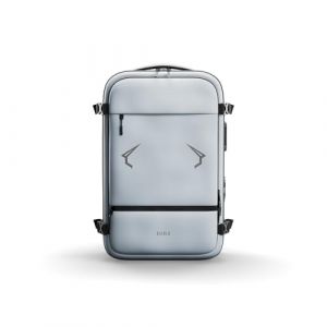 Diablo Chairs Sac &agrave; dos de voyage &eacute;tanche avec chambre &agrave; vide fermeture &eacute;clair antivol poche pour ordinateur portable extensible 32 x 52 x 18 cm gris (Domator24, neuf)