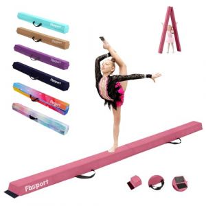 FBSPORT Poutre Gymnastique Enfant 240/270/300 cm Poutre Gym Poutre d'équilibre au Sol, Poutre de Gymnastique Pliable pour entraînement, Pratique, Sport et entraînement Professionnel à la Maison (Yoyikty, neuf)