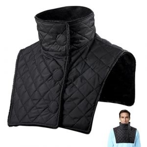 FINEVERNEK Chauffe Cou Moto, Cache-cou Hiver, Tour de Cou et de Poitrine de Moto, Ajustable Cou &Eacute;paule Cache Cou, Coupe-vent et Imperm&eacute;able Chauffe-nuque，&Eacute;quipement Thermique Unisexe (MOULLY, neuf)