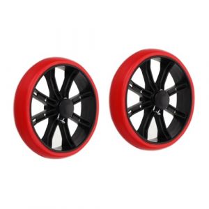 DIYEAH 2 Pièces accessoires de roue accessoires de panier remplacement de roue de corbeille roues de caddie Chariot roue de caddie remplacement des roues du caddie Acier inoxydable (Alberuell, neuf)