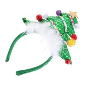 HAMPPLIES Accessoire Cheveux No&euml;l Lumineux Sapin D&eacute;coratif Cerceau F&ecirc;te Ambiance Festive (Chfaan, neuf)