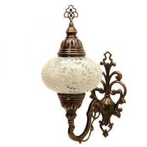 Enva Applique murale turque marocaine mosaïque multicolore grand globe (Enva, neuf)