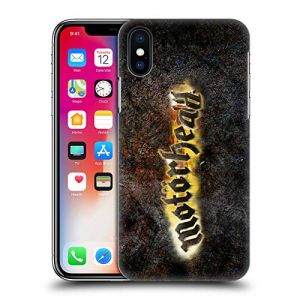 Head Case Designs sous Licence Officielle Motorhead Logo Art Clé Coque Dure pour l'arrière Compatible avec Apple iPhone X/iPhone XS (eCell, neuf)