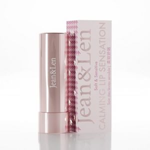 Jean & Len Calming Lip Sensation, pour l&egrave;vres sensibles, apaise et nourrit, avec du beurre de karit&eacute; et du hyaluron, baume pour l&egrave;vres sensibles, sans parfum, parab&egrave;nes et silicones, v&eacute;g&eacute;talien, 4.6 g (beautydreams, neuf)