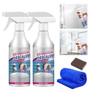 Nettoyeur de taches têtues, 2025 Nouveau Nettoyant salle de Bain Détachant Multi-usages à l'acide oxalique, Nettoyant WC Salle de bain Pour toilettes égout salle de bains nettoyage (2) (BUke, neuf)
