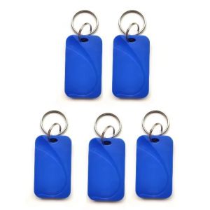G&eacute;n&eacute;rique MBL - Lot de 5 Badges RFID 13.56 MHz ‒ UID Modifiables | &Eacute;tanche IP67 | Compatibles NFC & MCT Android | Pour Contr&ocirc;le d'Acc&egrave;s & Clonage | Mifare Compatible(bleu) (MBL tagtech, neuf)