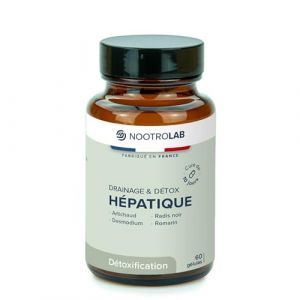 Draineur Hépatique – Complément Détox Foie – Desmodium, Artichaut, Radis Noir, Romarin – Détoxification Hépatique Naturelle – Cure 10 Jours – Fabriqué en France – Digestion & Drainage - Nootrolab® (NOOTROLAB®, neuf)