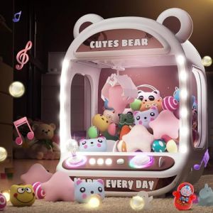 Skirfy Machines à Pinces pour Enfants, Jouets Licornes pour Filles 6+, Mini Machine à Grappin avec Jouets Anti-Stress, Distributeur de Bonbons, Jeu d'Arcade, Machine à Friandises,for Kid (DroneGuy, neuf)
