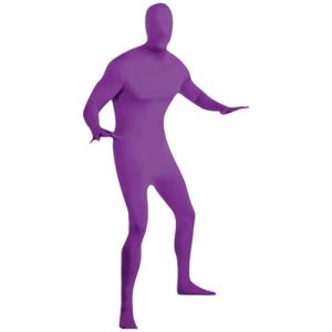 Generisch Combinaison de cosplay Zentai pour adulte - Combinaison intégrale - Orange - Costume pour fête, Halloween, Noël - Unisexe (MAIJIAZHIJUN, neuf)