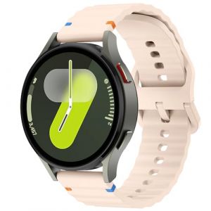 BYISYUE Bracelet pour Coros Apex 42mm / Apex 2 / Pace 2, 20mm Silicone Sport Bracelets de Remplacement pour Ticwatch GTH / E3 / E (BYISYUE-FR, neuf)