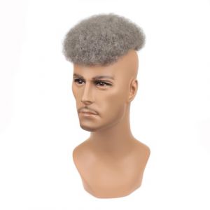 Tingyilan Afro Puff Hair Topper Short Afro Kinky Perruques bouclées Postiches synthétiques, Toupee Clip In Top Postiches Extensions de cheveux,0906 (BeLongsYou, neuf)