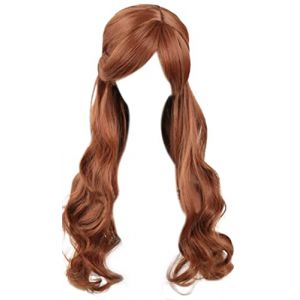 Perruque cosplay, Perruque de cosplay Anna de la Reine des Neiges jaune (SHANYa, neuf)