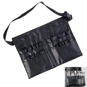 Esforzarse Sac de maquillage Beauty Case, sac à pinceaux de maquillage avec ceinture porte-pinceaux cosmétiques portable, porte-pinceaux de maquillage de voyage avec ceinture réglable (Noir), non., (guiyangshi xinxin dianzi keji youxiangongsi, neuf)