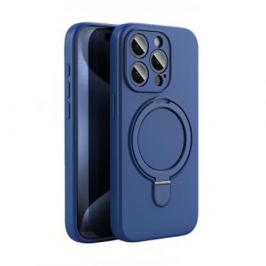 Rokmym Coque en Silicone Liquide Compatible avec iPhone 14 Plus avec Anneau de Support magn&eacute;tique &Eacute;tui Anti-Rayures avec Douce Microfiber pour iPhone 14 Plus 6,7 Pouces,Bleu Marine (Rembcom, neuf)