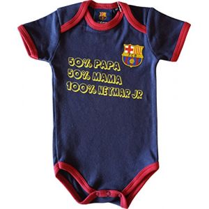 FC Barcelone Body b&eacute;b&eacute; gar&ccedil;on Bar&ccedil;a - NEYMAR Junior - Collection officielle (MISTERLOWCOST, neuf)