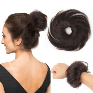 Chignon Postiche Cheveux, Postiche Chignon Cheveux Femme, Faux Chignon Cheveux, Donuts Chignon Faux Cheveux, Faux Chignon Brun, Elastique Chignon Cheveux, Perruque Postiche Femme, pour Femme et Fille (QIUDIANBIN LIMITED, neuf)
