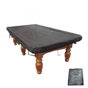 Sinsilvie Housse De Table De Billard，Noir, 8&rdquo; Or 9" Housse Billard en Feutre pour la Boule Huit, pour Le Snooker. (Noir 8FT) (guangzhoubofumaoyiyouxiangongsi, neuf)