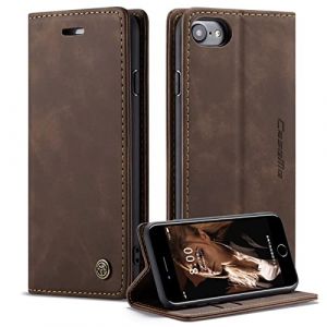 Cracedily Coque pour iPhone 6 / 6S Pochette, Etui Protection Housse Premium en Cuir PU,Etui &agrave; Rabat Pochette de Portefeuille &Eacute;tui pour iPhone 6 / 6S Case, Caf&eacute; (Cracedily, neuf)