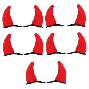 GALPADA 10 Pièces Épingle à Cheveux En Corne De Démon Épingles à Cheveux D'halloween Cornes De Diable Gothiques Pinces à Cheveux Cornes De Diable Clips De Cheveux De Diable Forme Fer Rouge (Hargrove Hare, neuf)