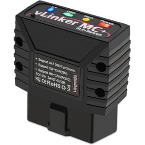 vLinker MC+ Mini Bluetooth OBD II Scanner Adaptateur Outil d’analyse de diagnostic de voiture et lecteur de code pour i-Phone et Android … (vLinker Direct, neuf)
