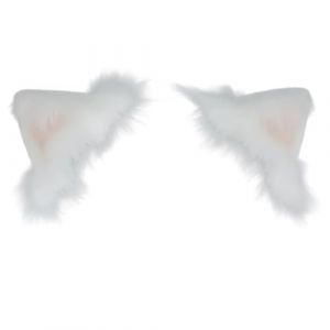 FUXIU Serre-tête électrique rechargeable avec oreilles de loup pour Halloween, jeu de rôle, bandeau d'oreille de loup pour filles, maquillage et photographie (JiaoJIan, neuf)
