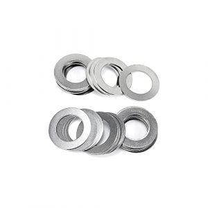 50pcs din988 304 Joint de r&eacute;glage plat en acier inoxydable,M8x12x0.1 (JYZZSTDZUF, neuf)