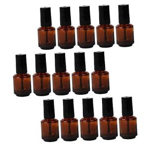 CRILSTYLEO Flacons De Vernis À Ongles En Verre De 7 Ml Contenants Cosmétiques Vides Avec Pinceau Flacons De Retouche Transparente (Yolena, neuf)