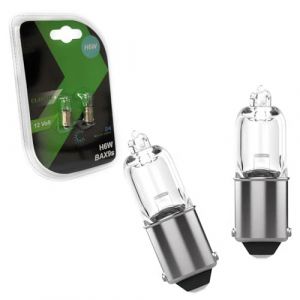 LIGHTWORLD24 Lot de 2 ampoules H6W BAX9s pour feux de position 12V 6W pour voiture, feu de position, lampe de signalisation, marque de contrôle E (Light-World-24, neuf)