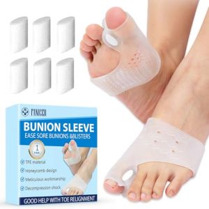 1 Paire Orthos Hallux Valgus en Silicone,Respirant Coussinet pour Gross Orteil et Orteils Avant,Gros Redresseur Orteil,Séparateurs d'Orteils,Correcteur Transparent,Soulagement de Douleur (dongguanshiyumingshangmaoyouxiangongsi, neuf)